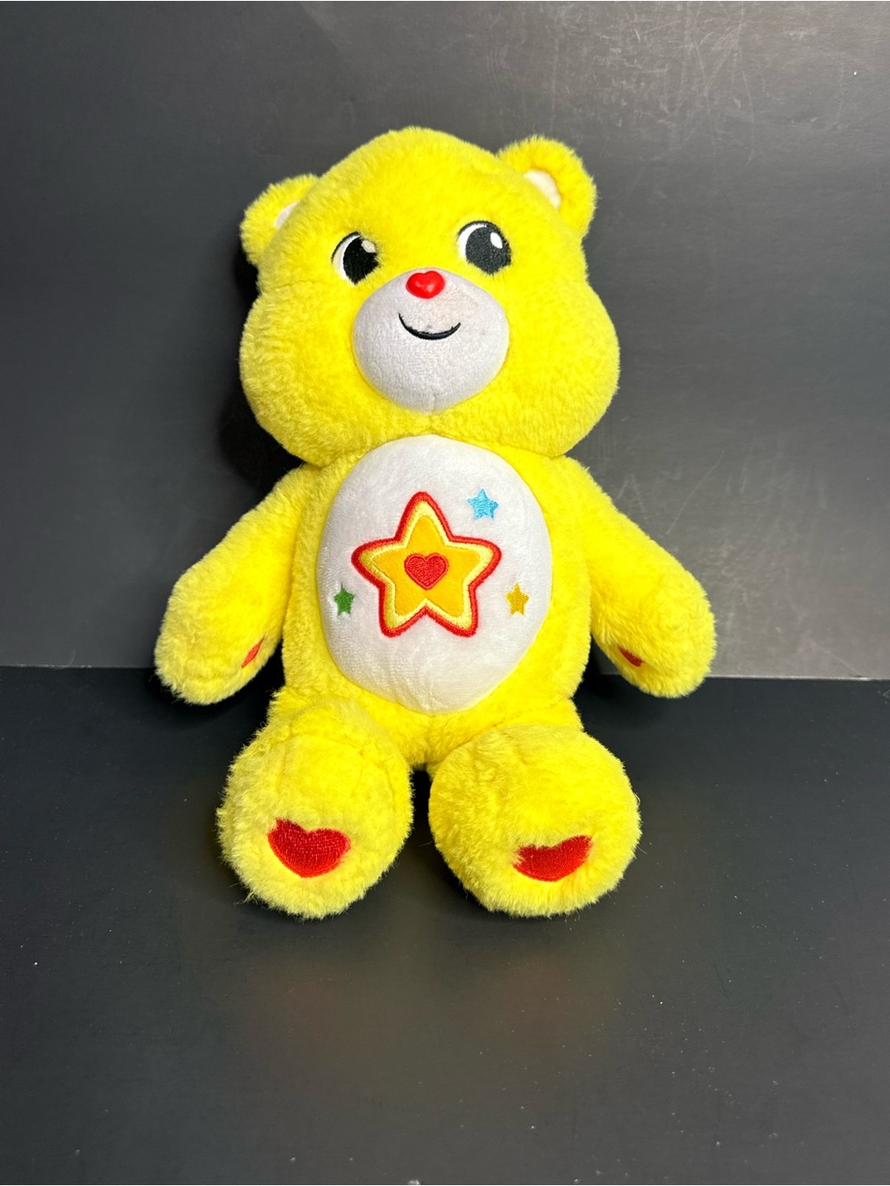 Care Bears Funshine Bear Yellow Plush 2022 Basic Fun Stuffed Animal